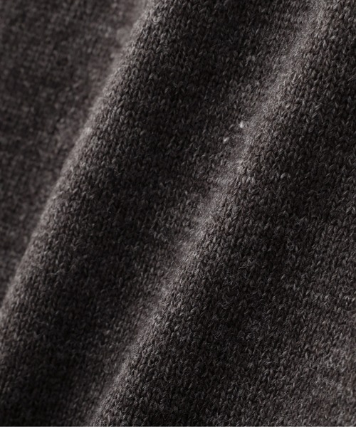 MHL.（エムエイチエル）の「WASHABLE DRY WOOL（ニット/セーター・メンズ・ダークブラウン/インディゴブルー・LARGE/MEDIUM）」の7枚目の写真