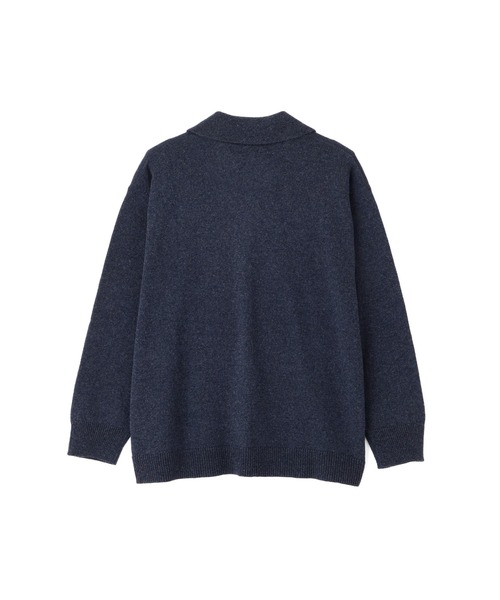 MHL.（エムエイチエル）の「WASHABLE DRY WOOL（ニット/セーター・メンズ・ダークブラウン/インディゴブルー・LARGE/MEDIUM）」の11枚目の写真