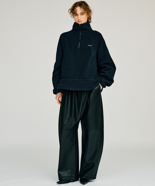 PRANK PROJECT(プランクプロジェクト)の「【2026Winter Pre-Order】フリースペプラムトップ / Fleece Peplum Top(その他アウター・レディース・アイボリー/グレー/ネイビー・FREE)」の8枚目の写真