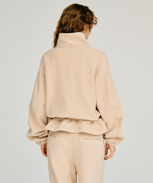 PRANK PROJECT(プランクプロジェクト)の「【2026Winter Pre-Order】フリースペプラムトップ / Fleece Peplum Top(その他アウター・レディース・アイボリー/グレー/ネイビー・FREE)」の12枚目の写真