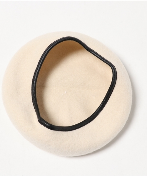 MOUSSY（マウジー）の「BASQUE BERET（キャップ・レディース・ブラック/ホワイト/ネイビー/グレー/ライトベージュ・FREE）」の8枚目の写真