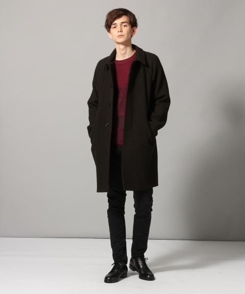 HARE(ハレ)の「ブロッキングニットプルオーバー(HARE)(ニット/セーター・メンズ・ブラック/オフホワイト/ボルドー・MEDIUM/SMALL/LARGE)」の6枚目の写真