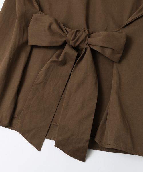 URBAN RESEARCH Sonny Label（アーバンリサーチサニーレーベル）の「Sonny Label ウエストリボンブラウス（シャツ/ブラウス・レディース・ネイビー/ボルドー/ブラウン・FREE）」の12枚目の写真