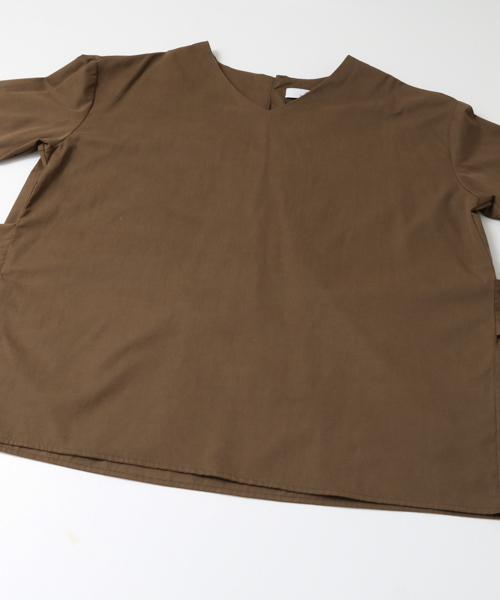 URBAN RESEARCH Sonny Label（アーバンリサーチサニーレーベル）の「Sonny Label ウエストリボンブラウス（シャツ/ブラウス・レディース・ネイビー/ボルドー/ブラウン・FREE）」の14枚目の写真