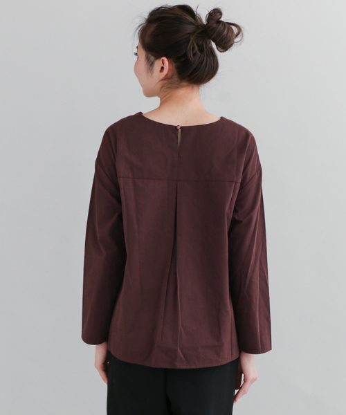 URBAN RESEARCH Sonny Label（アーバンリサーチサニーレーベル）の「Sonny Label ウエストリボンブラウス（シャツ/ブラウス・レディース・ネイビー/ボルドー/ブラウン・FREE）」の18枚目の写真