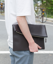 STUDIOUS | スムースレザークラッチバッグ(クラッチバッグ)