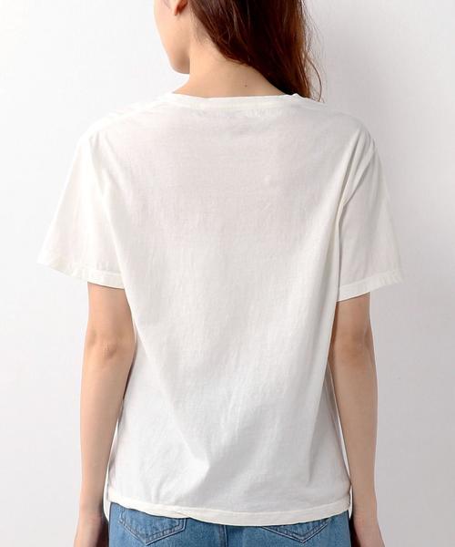 UNITED ARROWS（ユナイテッドアローズ）の「＜Hanes（ヘインズ）＞ クルーネック Tシャツ ◆（Tシャツ/カットソー・レディース・ホワイト/ブラック/ライトピンク/オリーブ・MEDIUM）」の5枚目の写真
