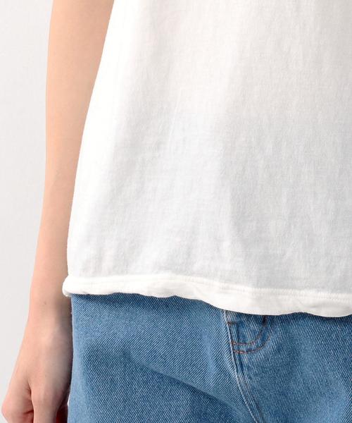 UNITED ARROWS（ユナイテッドアローズ）の「＜Hanes（ヘインズ）＞ クルーネック Tシャツ ◆（Tシャツ/カットソー・レディース・ホワイト/ブラック/ライトピンク/オリーブ・MEDIUM）」の11枚目の写真