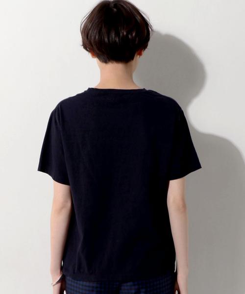 UNITED ARROWS（ユナイテッドアローズ）の「＜Hanes（ヘインズ）＞ クルーネック Tシャツ ◆（Tシャツ/カットソー・レディース・ホワイト/ブラック/ライトピンク/オリーブ・MEDIUM）」の13枚目の写真