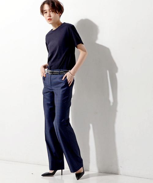 UNITED ARROWS（ユナイテッドアローズ）の「＜Hanes（ヘインズ）＞ クルーネック Tシャツ ◆（Tシャツ/カットソー・レディース・ホワイト/ブラック/ライトピンク/オリーブ・MEDIUM）」の16枚目の写真