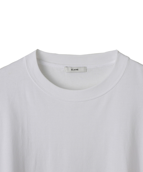 CLANE(クラネ)の「VOLUME SLEEVE TOPS(Tシャツ/カットソー・レディース・ホワイト/ブラック/グレー・1/2)」の5枚目の写真