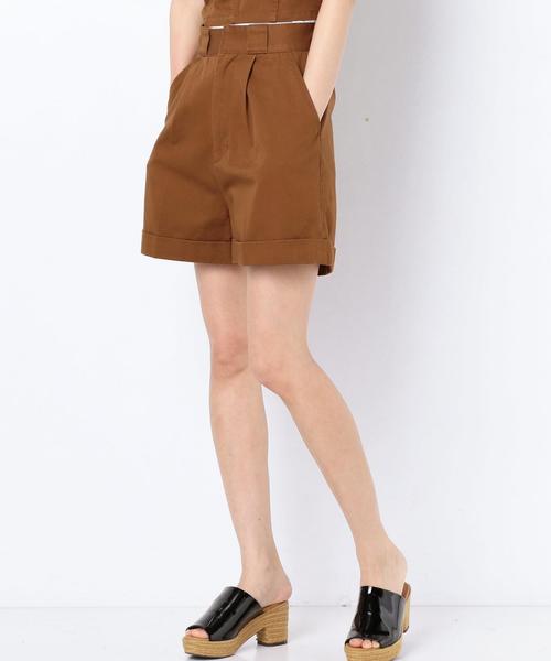 Another Edition（アナザーエディション）の「チノタックショートパンツ ◆（チノパンツ・レディース・ネイビー/ブラウン・FREE）」の15枚目の写真