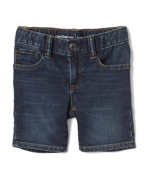 GAP(ギャップ)の「Gap スーパーソフト デニムショートパンツ(その他パンツ・キッズ・ダークインディゴブルー・90cm/105cm/100cm/95cm/110cm/80cm)」の1枚目の写真