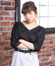 one after another NICE CLAUP | オンナっぽリボンブラウス(シャツ/ブラウス)