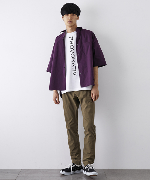 STUDIOUS（ステュディオス）の「【STUDIOUS】4WAYテーパードスラックス（スラックス・メンズ・ブラック/カーキ/ブルー・1/2/3）」の4枚目の写真