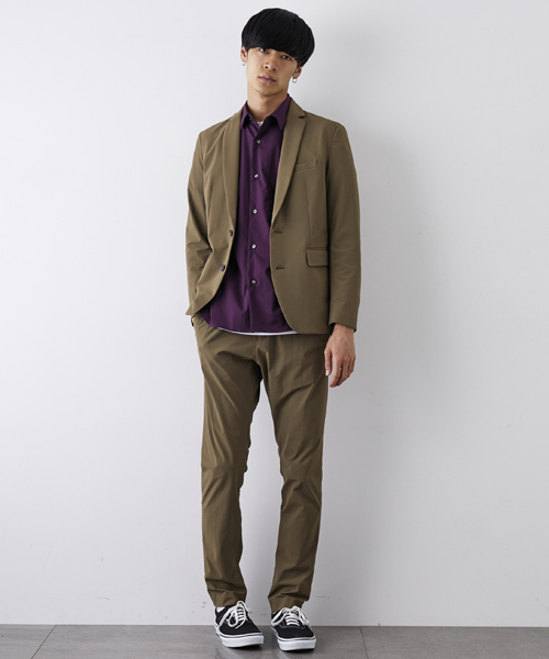 STUDIOUS（ステュディオス）の「【STUDIOUS】4WAYテーパードスラックス（スラックス・メンズ・ブラック/カーキ/ブルー・1/2/3）」の5枚目の写真