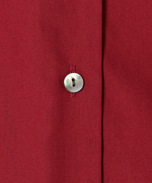 liflattie ships（リフラティ シップス）の「liflattie ships: ブロード Vネック オープン ブラウス（シャツ/ブラウス・レディース・オフホワイト/レッド・MEDIUM/SMALL）」の13枚目の写真