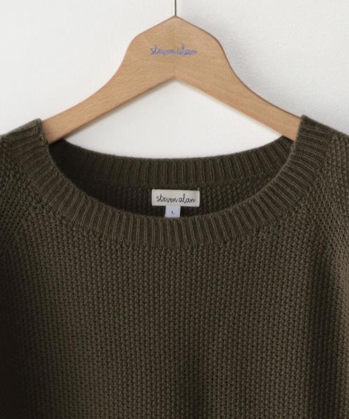 steven alan KANOKO CREW KNIT 鹿の子 ニット XL Steven Alan（スティーブンアラン）の「＜Steven Alan＞ KANOKO