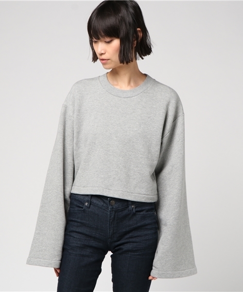 アレキサンダーワン TbyALEXANDER WANG トップス 長袖セーター サイズS グレー レディース ×Ray BEAMS 美品 T by Alexander Wang ⁄ ティーバイアレキサンダーワン | コットン ナイロン ジップアップ オールインワン | 2 | ブラック  | レディース | フリマアプリ ラクマ