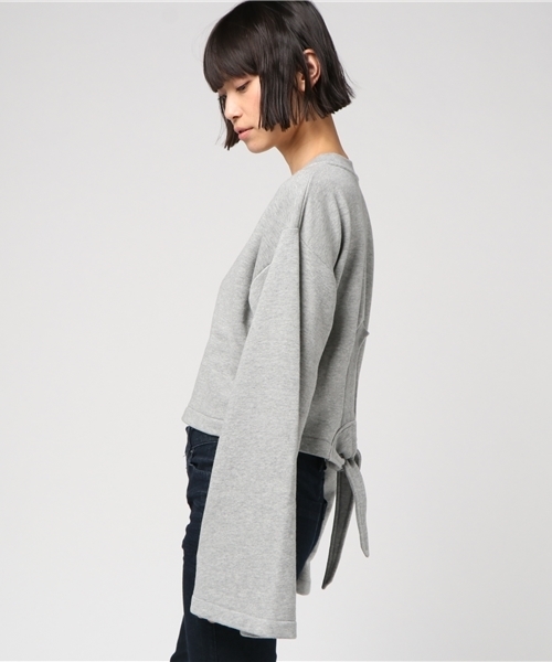 Alexander Wang デザインカーディガン（コエ koe 強撚綿変形デザイン  