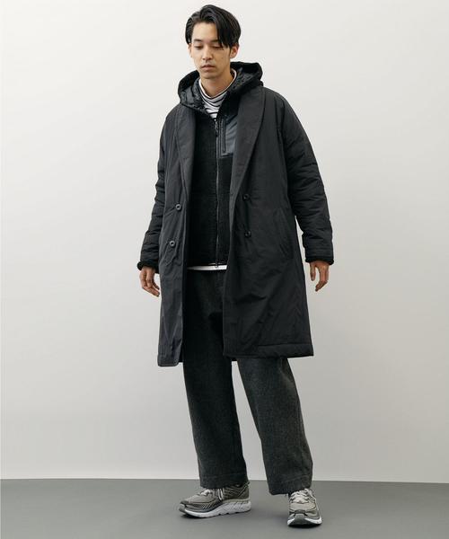 EN ROUTE（アンルート）の「ポリエステルショールカラーコート  