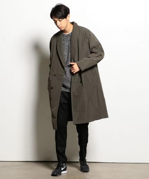 EN ROUTE（アンルート）の「ポリエステルショールカラーコート  