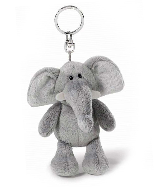 nici（ニキ）の「NICI/キーリング ワイルドフレンズ27 ゾウ イートン 10cm（キーホルダー・レディース・グレー・ONE SIZE）」の2枚目の写真