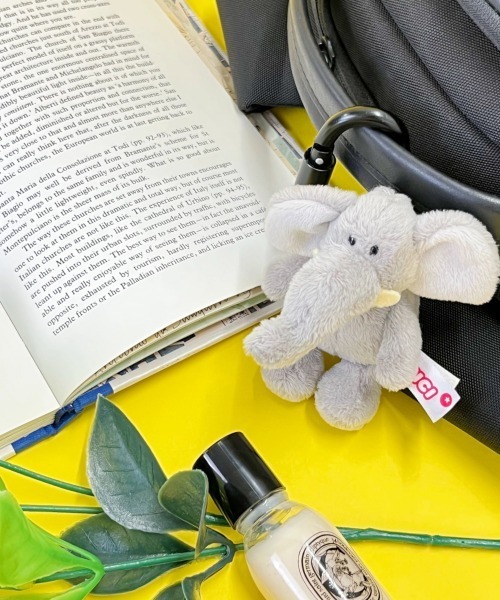 nici（ニキ）の「NICI/キーリング ワイルドフレンズ27 ゾウ イートン 10cm（キーホルダー・レディース・グレー・ONE SIZE）」の5枚目の写真