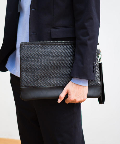 green label relaxing(グリーンレーベルリラクシング)の「SC AT A4 クラッチバッグ 18S ◆(クラッチバッグ・メンズ・ブラック/ブラウン/ネイビー/その他・FREE)」の4枚目の写真