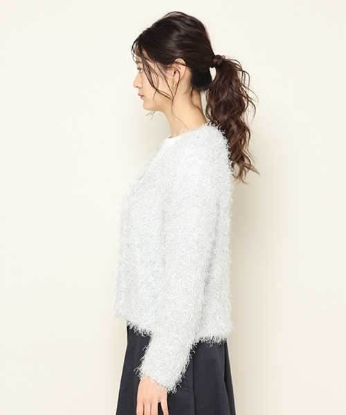 PAGEBOY（ページボーイ）の「シャギーカーディガン（カーディガン/ボレロ・レディース・ホワイト/ベージュ/ラベンダー/ライトグレー/ピンク・FREE）」の15枚目の写真