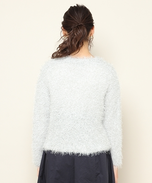 PAGEBOY（ページボーイ）の「シャギーカーディガン（カーディガン/ボレロ・レディース・ホワイト/ベージュ/ラベンダー/ライトグレー/ピンク・FREE）」の16枚目の写真