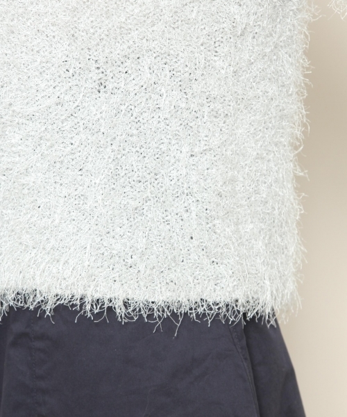 PAGEBOY（ページボーイ）の「シャギーカーディガン（カーディガン/ボレロ・レディース・ホワイト/ベージュ/ラベンダー/ライトグレー/ピンク・FREE）」の20枚目の写真