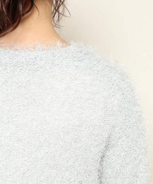 PAGEBOY（ページボーイ）の「シャギーカーディガン（カーディガン/ボレロ・レディース・ホワイト/ベージュ/ラベンダー/ライトグレー/ピンク・FREE）」の21枚目の写真