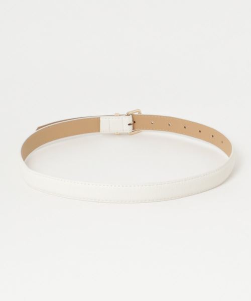 WEGO（ウィゴー）の「WEGO/中ベルト（ベルト・レディース・ホワイト/レッド/ブラック・FREE）」の4枚目の写真