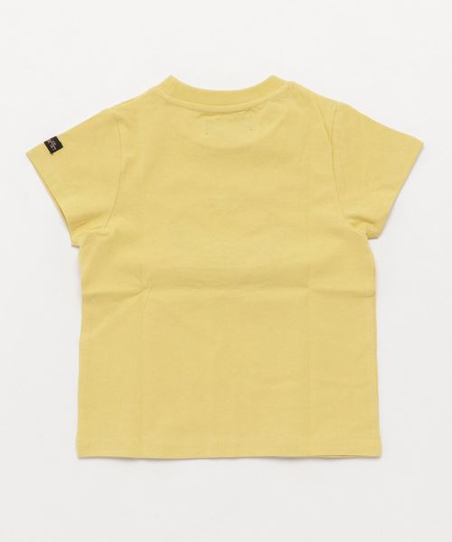 go slow caravan（ゴースローキャラバン）の「JUNK SOUL / ジャンクソウル　HAMBURGERS 刺繍Ｔシャツ (M4)（Tシャツ/カットソー・キッズ・チャコール/ライトイエロー・90/130/110/160/100/150/120/140）」の3枚目の写真