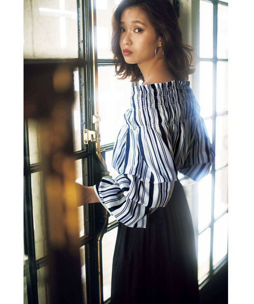 GeeRA(ジーラ)の「ティアードバルーン袖ブラウス(シャツ/ブラウス・レディース・その他/チェック・SMALL/MEDIUM/LARGE/X-LARGE)」の11枚目の写真