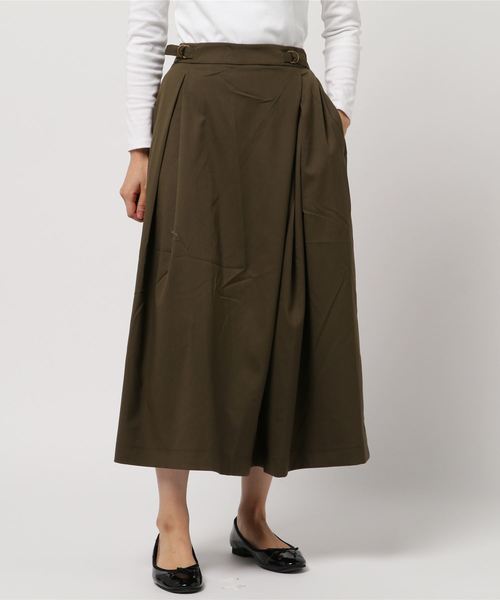 YECCA VECCA(イェッカヴェッカ)の「スカート風ラップパンツ(その他パンツ・レディース・カーキ/ブラック/キャメル・FREE)」の3枚目の写真