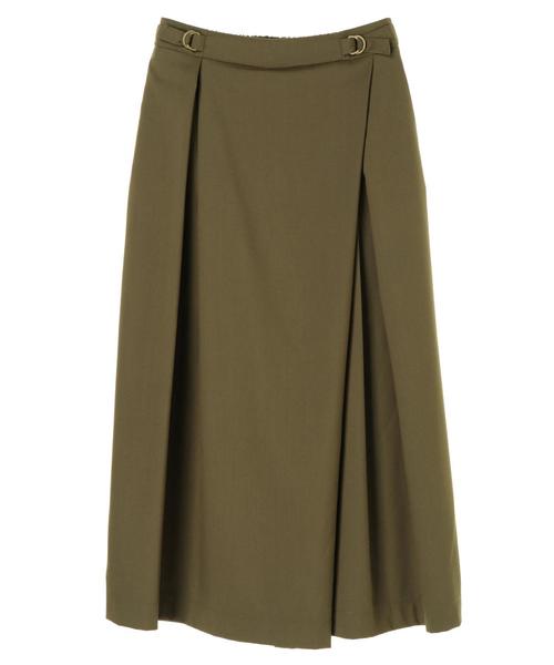 YECCA VECCA(イェッカヴェッカ)の「スカート風ラップパンツ(その他パンツ・レディース・カーキ/ブラック/キャメル・FREE)」の6枚目の写真