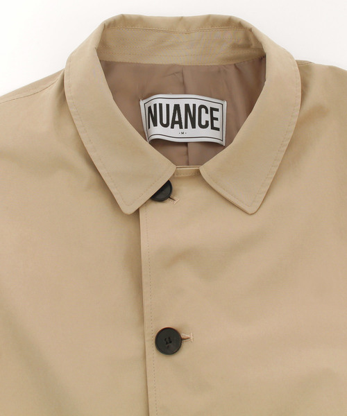 MONO-MART(モノマート)の「スーパービッグシルエットバルカラーコート(Nylon×Polyester×cotton fabric)(ステンカラーコート・メンズ・ブラック/ベージュ/ネイビー・FREE)」の16枚目の写真