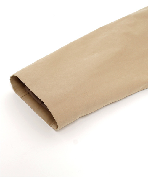 MONO-MART(モノマート)の「スーパービッグシルエットバルカラーコート(Nylon×Polyester×cotton fabric)(ステンカラーコート・メンズ・ブラック/ベージュ/ネイビー・FREE)」の12枚目の写真