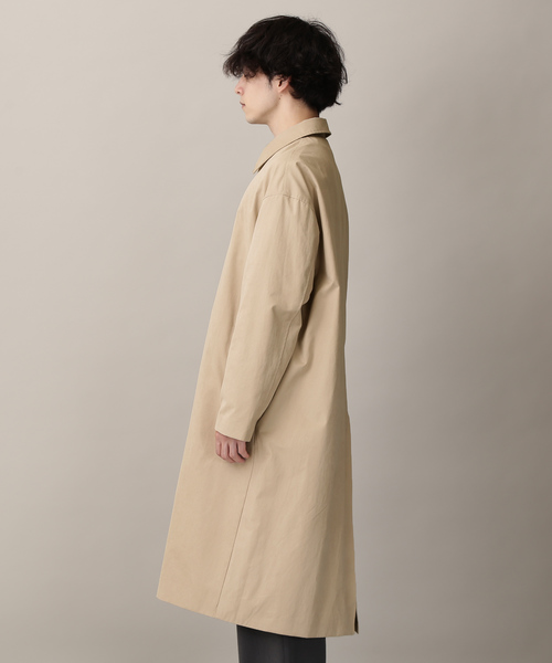 MONO-MART(モノマート)の「スーパービッグシルエットバルカラーコート(Nylon×Polyester×cotton fabric)(ステンカラーコート・メンズ・ブラック/ベージュ/ネイビー・FREE)」の13枚目の写真