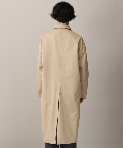 MONO-MART(モノマート)の「スーパービッグシルエットバルカラーコート(Nylon×Polyester×cotton fabric)(ステンカラーコート・メンズ・ブラック/ベージュ/ネイビー・FREE)」の6枚目の写真