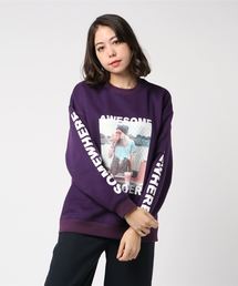 one way | 転写プリントトレーナー(スウェット)