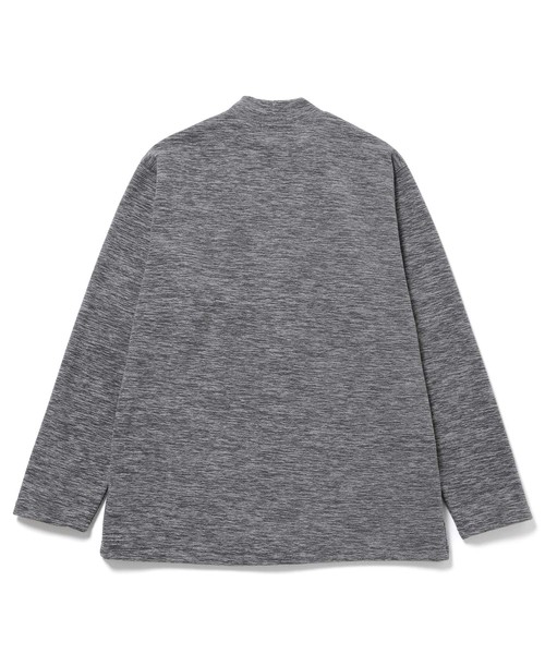 メランジフリースカーデ メランジフリースカーデ