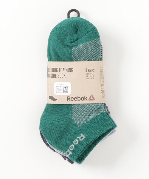 Reebok（リーボック）の「アクティブ ユニセックス3Pソックス /（ソックス/靴下・メンズ・ホワイト/ブラック/ブラック×グレー/グリーン系その他・22.0～24.0cm/24.0～26.0cm/27.0～29.0cm/30/32）」の4枚目の写真