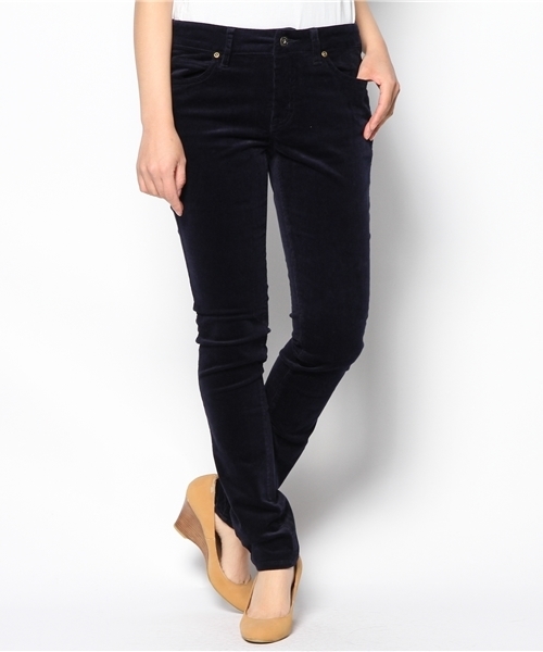 GLOBAL WORK（グローバルワーク）の「【GLOBALWORK】コーデュロイスキニー/531627（その他パンツ・レディース・ホワイト/グレー/ブルー/ネイビー・SMALL/MEDIUM/LARGE/X-LARGE）」の4枚目の写真