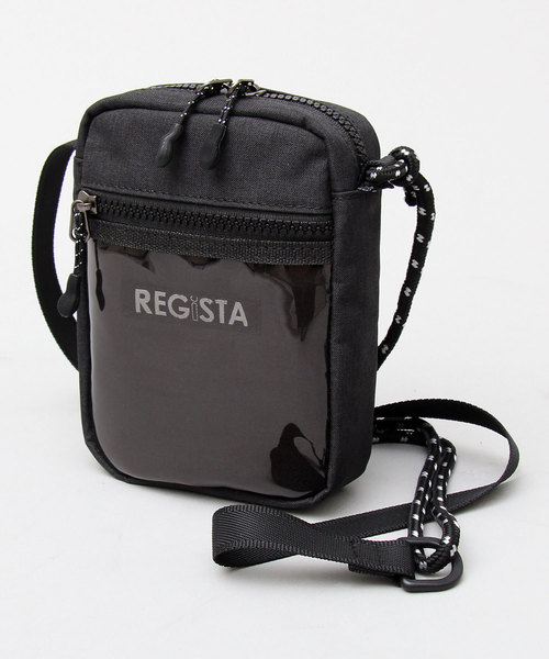 REGiSTA(レジスタ)の「【REGiSTA/レジスタ】 クリアポケット 縦型 ミニショルダーバッグ / ヘザーカラーPVC(ショルダーバッグ・メンズ・ブラック/ブラウン/グレー・FREE)」の10枚目の写真