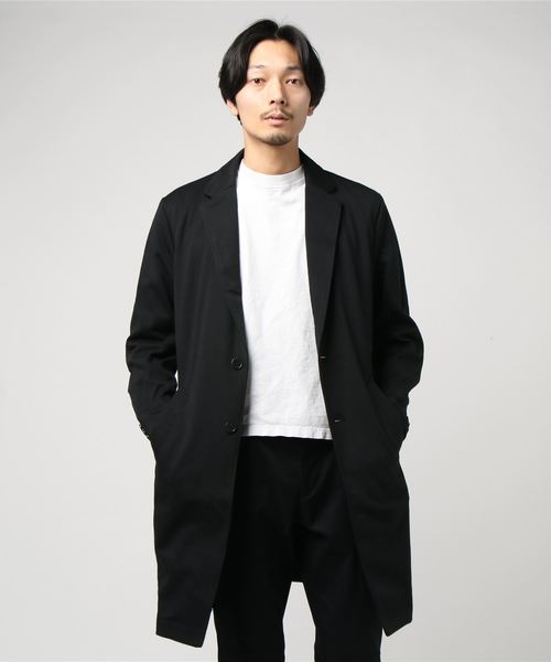 WEGO（ウィゴー）の「WEGO/ポンチチェスタースプリングコート（チェスターコート・メンズ・ベージュ/ブラック/ネイビー・LARGE/MEDIUM）」の11枚目の写真