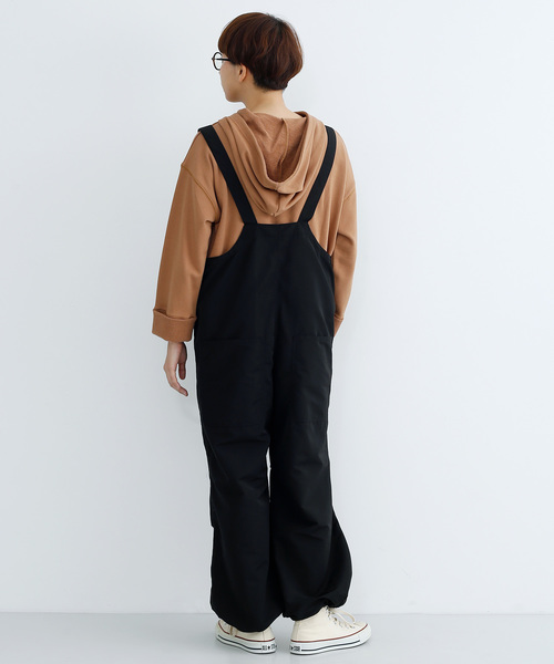 MERLOT（メルロー）の「ミリタリーサロペット2746（サロペット/オーバーオール・レディース・ブラック/ベージュ/カーキ・FREE）」の9枚目の写真