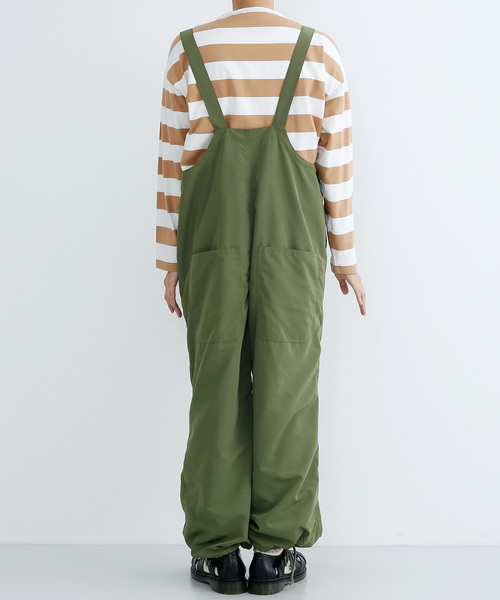 MERLOT（メルロー）の「ミリタリーサロペット2746（サロペット/オーバーオール・レディース・ブラック/ベージュ/カーキ・FREE）」の18枚目の写真